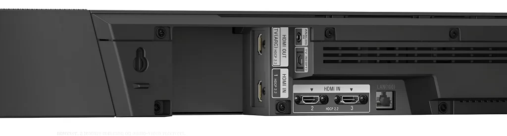 Sony HT ST5000 HDMI Ports