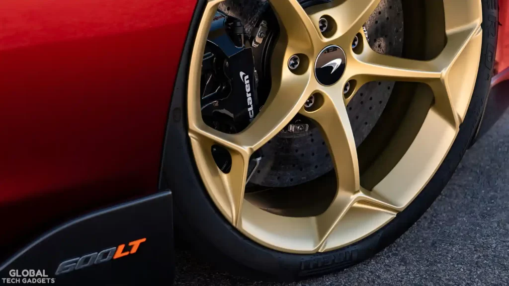 McLaren 600lt Spider Pikes Peak Collection Satin Speedline Gold wheels