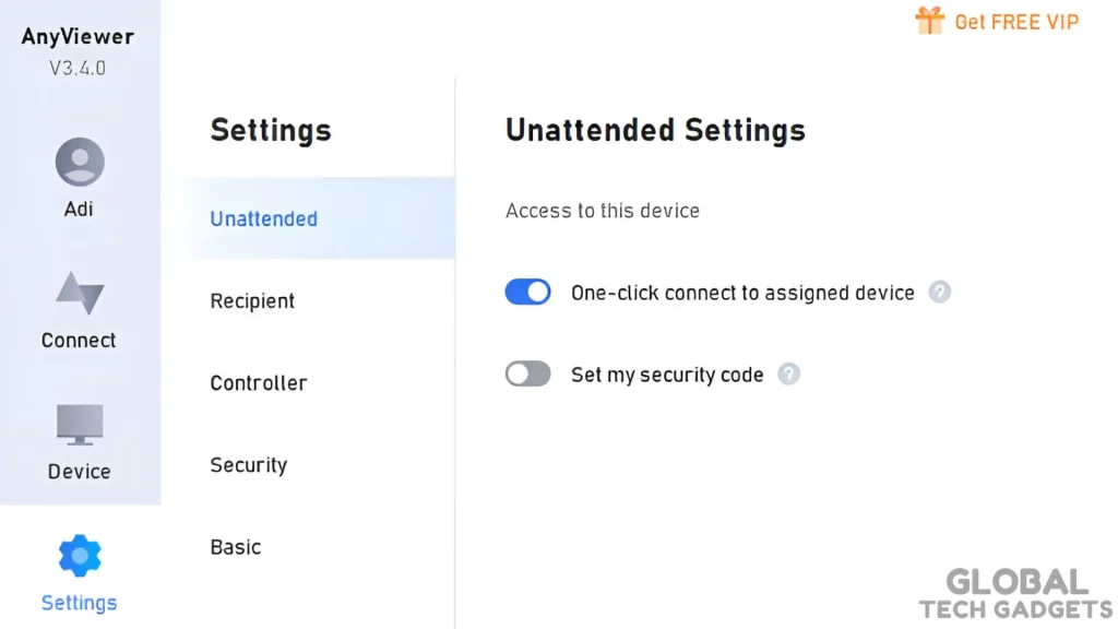 AnyViewer Pro Review 10 AnyViewer Settings