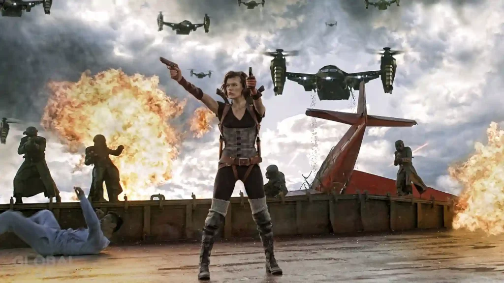 Resident Evil Movies in Order: Your Ultimate Guide to the Zombie Horror Franchise 5 Resident Evil Retribution (2012)
