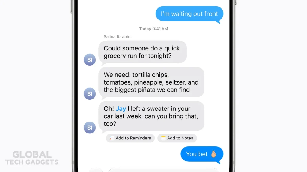 iOS 27 Siri AI Overhaul: How Apple Intelligence Transforms Siri into a Truly Personal Assistant 1 Apple Intelligence suggestions in Messages