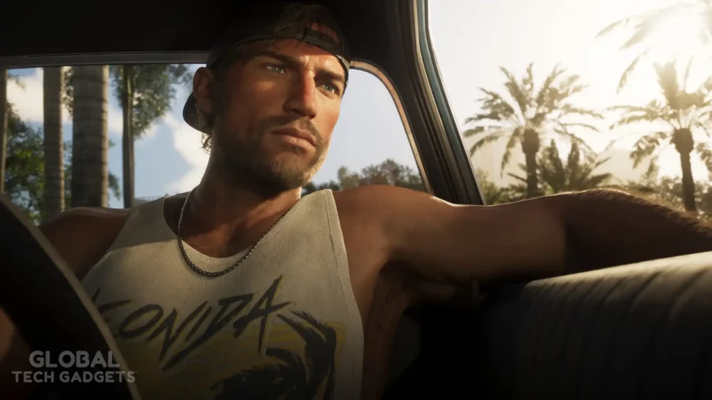 GTA 6 Pre-Orders Are Now Live: Start Date, Prices, Bonuses & How to Buy 1 Jason Duval in car, GTA 6 gameplay screenshot